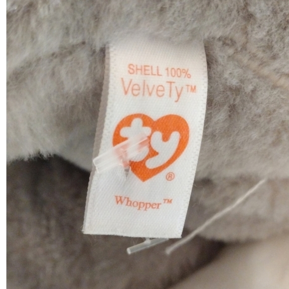 TY 90230 Whopper Elephant 9 13/16in Classic Original Ty Cuddly Toy Stuffed Toy - Picture 3 of 6
